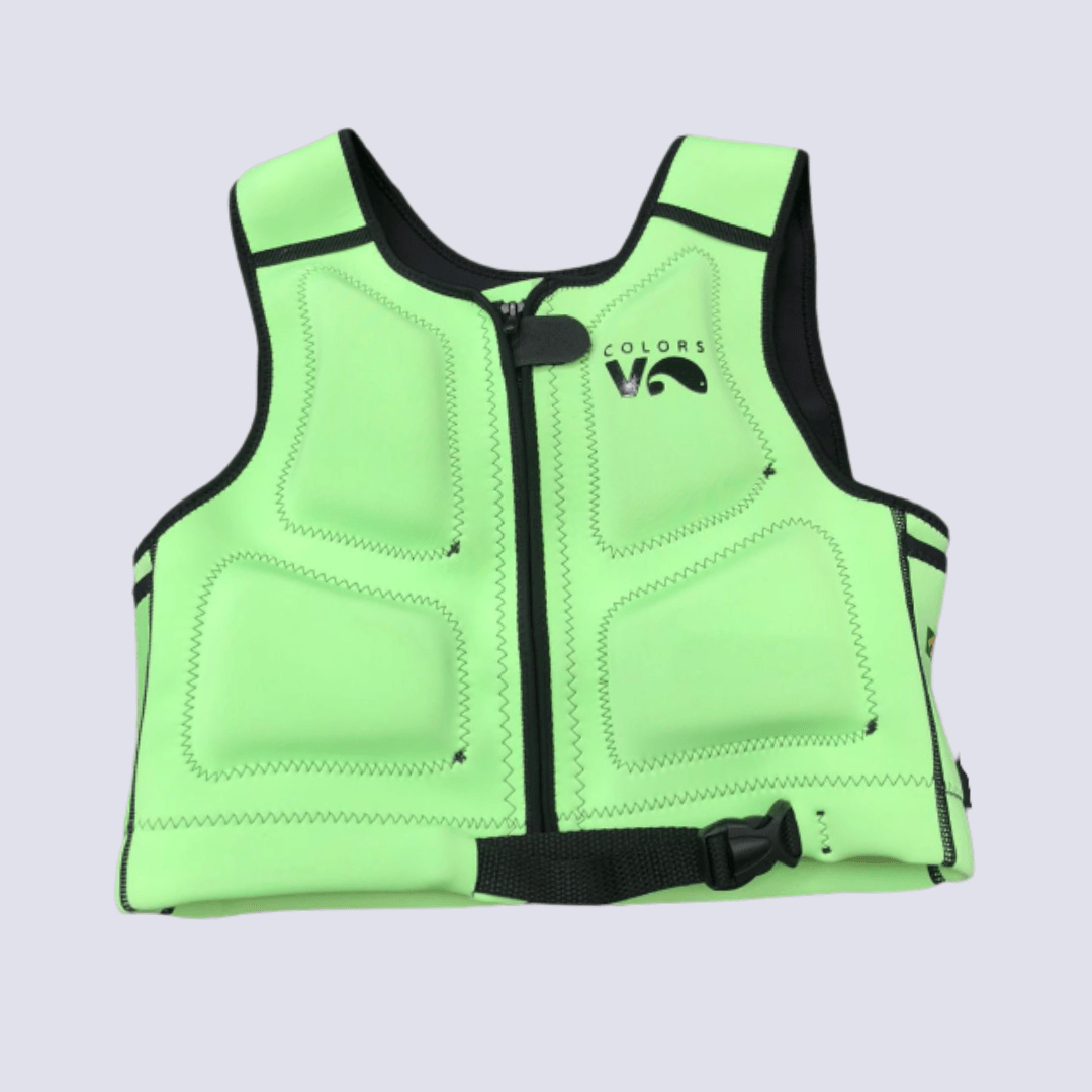 Colete Auxiliar de Flutuação Vogah Colors Verde Pastel